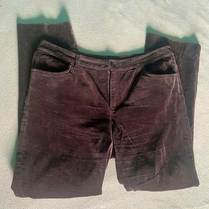 Ralph Lauren Brown Velvet Pants